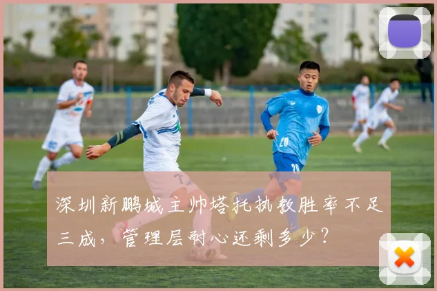 深圳新鹏城主帅塔托执教胜率不足三成，管理层耐心还剩多少？